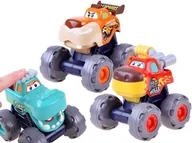 Zabawki interaktywne dla dzieci - Autko Monster Trucks zestaw 3 pojazdy ZA3516 - miniaturka - grafika 1