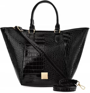 Torebka monnari torba shopper duży kuferek lakier - Torebki damskie - miniaturka - grafika 1
