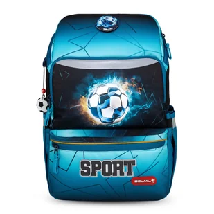 Belmil Zippy Ergonomiczny Torba szkolna  "Fire Football" - Plecaki szkolne i tornistry - miniaturka - grafika 1