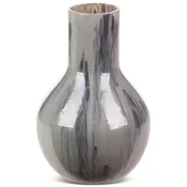 Wazony i flakony - Wazon Szklany Glamour Calen 18X18X28 Popielaty - miniaturka - grafika 1