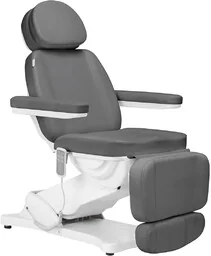 Elektryczny fotel kosmetyczny sillon classic 3 silniki szary - Fotele kosmetyczne - miniaturka - grafika 1