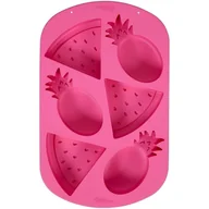 Formy do ciast - Forma silikonowa ANANASY i ARBUZY Wilton, 6 gniazd - miniaturka - grafika 1