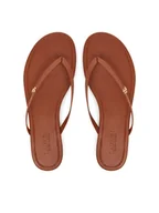 Klapki i japonki damskie - LAUREN RALPH LAUREN Japonki Raquel 802953931006 Brązowy - miniaturka - grafika 1