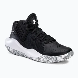 Buty do koszykówki dziecięce Under Armour GS Jet '21 black/white - Buty sportowe męskie - miniaturka - grafika 1