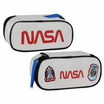 Starpak Piórnik saszetka owalna 1 zamek NASA popielata - Piórniki - miniaturka - grafika 1