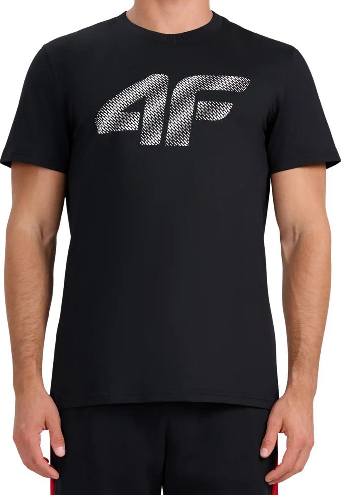 4f Koszulka męska 4F M3342 czarna 4FWMM00TTSHM3342 020S 2XL