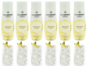 6x SYROP KONCENTRAT SODASTREAM KWIAT CZARNEGO BZU ZERO 9L NAPOJU Z 440ML - Syropy i koncentraty owocowe - miniaturka - grafika 1
