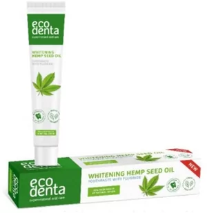 Ecodenta BASIC Wybielająca pasta do zębów z olejem konopnym i fluorem 75ml - Pasty do zębów - miniaturka - grafika 1