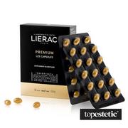 Serum do twarzy - Lierac Lierac Premium Les Capsules Kapsułki przeciwstarzeniowe 30szt + G R A T I S 5 _ P R Ó B E K L I E R A C - miniaturka - grafika 1