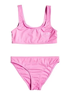 Stroje kąpielowe dla dziewczynek - Roxy zestaw Bikini Bralette dla dziewczynek różowy 10 - grafika 1