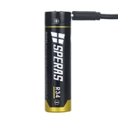 Latarki - akcesoria - Speras - Akumulator 18650 z gniazdem micro USB R34 - 3400 mAh - SPERAS R34 - miniaturka - grafika 1