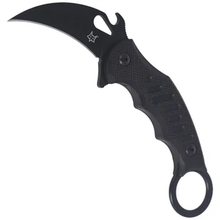 Nóż FOX Karambit Fixed G10 Black, Black Idroglider (FX-598) - Noże - miniaturka - grafika 5