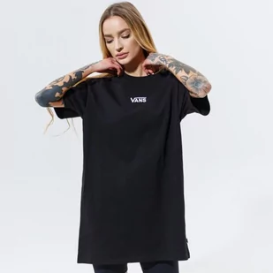 Vans SUKIENKA WM CENTER VEE TEE DRESS BLACK VN0A4RU2BLK1 - Sukienki - miniaturka - grafika 1