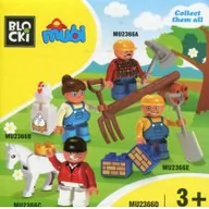 Figurki dla dzieci - ICOM Klocki Blocki MUBI Figurka Piłkarz - miniaturka - grafika 1