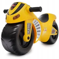 Chodziki - Jeździk dla dzieci motor biegowy światła dźwięki żółty roczek M-TOUR WEBBEN - miniaturka - grafika 1