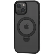 Etui i futerały do telefonów - Etui TECH-PROTECT AirStand MagSafe do Apple iPhone 15 Plus Czarny Matowy - miniaturka - grafika 1