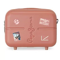 Kosmetyczki, organizery i kuferki - Pepe Jeans Torba toaletowa z torbą na ramię, 29 x 21 x 15 cm, Czerwony, 29x21x15 cms, Adaptacyjna kosmetyczka z torbą na ramię - miniaturka - grafika 1