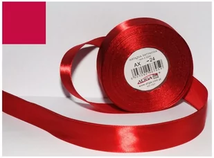 Wstążka Satynowa Bordowa 12 Mm 32 Mb. Ax12-24, Aliga - Scrapbooking - miniaturka - grafika 1