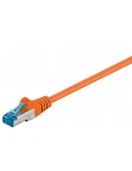 Patchcordy - Warsztatowski Kabel LAN Patchcord CAT 6A S/FTP Orange 1,5m KLANCAT6A0150O - miniaturka - grafika 1