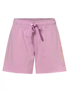 Spodnie sportowe damskie - DKNY Damskie spodenki dresowe, lila - grafika 1