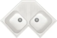 Zlewozmywaki - Zlew PLADOS ATLANTIC MLECZNY (white 58) (FTA832058) - miniaturka - grafika 1