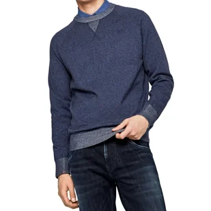 Sweter męski Pepe Jeans Eneas bawełniany granatowy-XXL - Swetry męskie - miniaturka - grafika 1