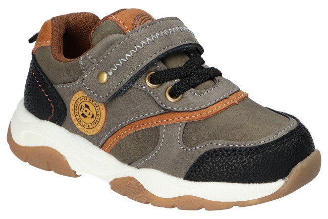 AMERICAN CLUB XD133 LEKKIE SNAKERSY MODNE ADIDASY BUTY DZIECIĘCE NA RZEPY WKŁADKA SKÓRZANA G 24