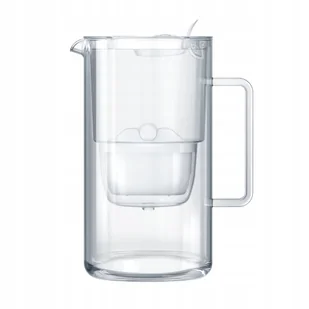 Dzbanek filtrujący szklany Aquaphor Glass 2,5l z wkładem Maxfor+ biały - Dzbanki filtrujące - miniaturka - grafika 1