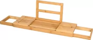 Środki do kuchni i łazienki - Półka łazienkowa bambusowa na wannę 50-92cm - miniaturka - grafika 1