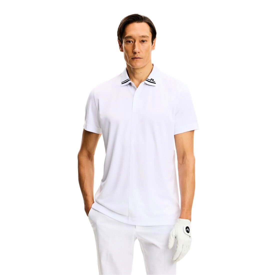 Koszulka męska J.Lindeberg Players Polo White L