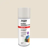 Farby i lakiery w sprayu - Spray 0.4 l biały połysk Jeger - miniaturka - grafika 1