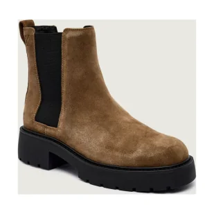 Calvin Klein Sztyblety zamsz - Sztyblety damskie - miniaturka - grafika 1