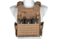Odzież taktyczna i umundurowanie - Kamizelka Taktyczna typu Plate Carrier Specna Arms Tactical QR Tan - miniaturka - grafika 1