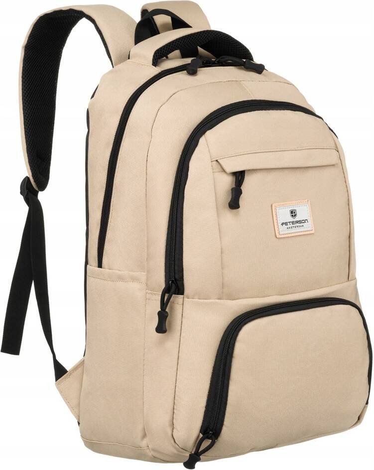 Plecak Peterson Urban wykonany z poliestru z miejscem na laptopa