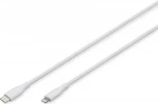 DIGITUS Kabel przyłączeniowy USB 2.0 typ C -Lightning silikonowy 2m w - Kable USB - miniaturka - grafika 1