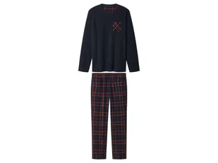 esmara Men Piżama polarowa męska (Granatowy, L(52/54)) - Piżamy męskie esmara Men Piżama polarowa męska (Granatowy, L(52/54)) - Piżamy męskie - miniaturka - grafika 1