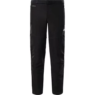 THE NORTH FACE Męskie spodnie Lightning Convertible, TNF Black, 28 - Spodenki męskie - miniaturka - grafika 1