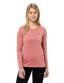 Koszulki i topy damskie - Jack Wolfskin Damska koszulka turystyczna Sky Thermal L/S W - miniaturka - grafika 1
