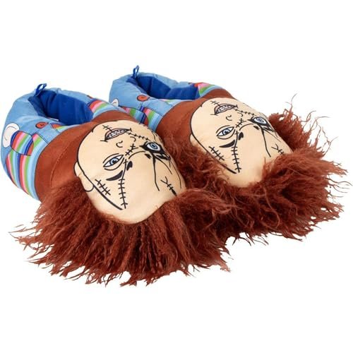 CERDÁ LIFE'S LITTLE MOMENTS Zabawne kapcie domowe z oficjalną licencją Wygodne, miękkie i antypoślizgowe kapcie Chucky, Chucky, 40/41 EU