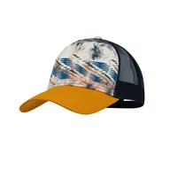 Czapki i chusty sportowe męskie - Czapka z daszkiem Buff Trucker Cap Darix Multi - miniaturka - grafika 1