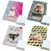 Notesy i bloczki - Notes A6 poddruk Best Friends zwierzaki (10szt) - Bee-bee - miniaturka - grafika 1