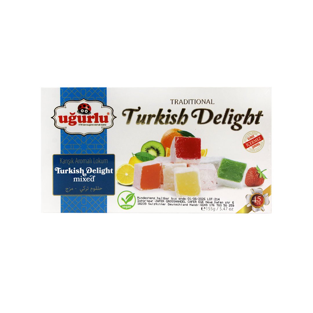 Lokum Tureckie Owocowe MIX Karisik Aromali 155g Ugurlu