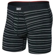 Majtki męskie - Bokserki Saxx Vibe Xtra Super Soft Boxer Brief Fly Rozmiar: L / Kolor: czarny/biały - miniaturka - grafika 1