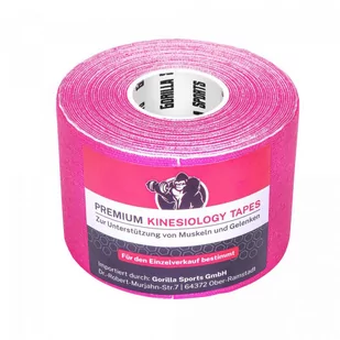 Taśma kinezjologiczna 5 cm różowa 101066-00037-0053 - Gumy, taśmy, ekspandery - miniaturka - grafika 1