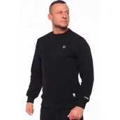 Bluzy sportowe męskie - Octagon Bluza Small Logo Black Bez Kaptura - miniaturka - grafika 1