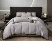 Pościel - Pościel 200 x 220 4cz Jednolita z Falbaną Naomi 02 - miniaturka - grafika 1