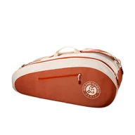 Torby sportowe - Torba na rakiety Wilson Team 6PK Roland Garros 2025 Cream/Clay - miniaturka - grafika 1