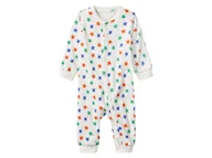 Pajacyki dla niemowląt - Lupilu Pajacyk niemowlęcy z biobawełny Biały 62-68 - miniaturka - grafika 1