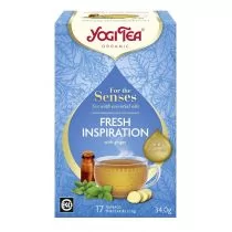 Yogi Tea HERBATKA DLA ZMYSŁÓW ŚWIEŻOŚĆ Z OLEJKIEM MIĘTOWYM (FOR THE SENSES FRESH INSPIRATION) BIO (17 x 2 g) 34 g - BP-4012824405653 - Herbata - miniaturka - grafika 1