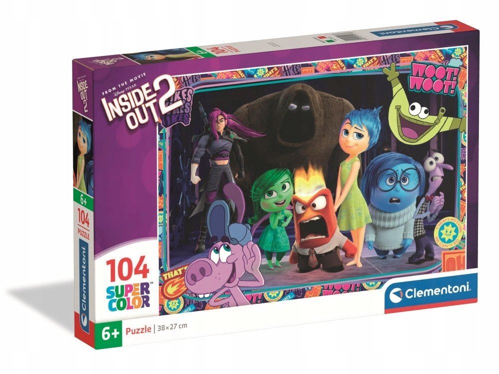 CLE puzzle 104 SuperKolor Inside Out 2 25073